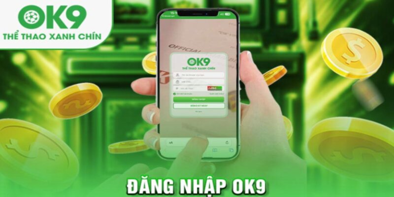 Nhấp vào đăng nhập OK9 là bay thẳng vào thế giới game hấp dẫn!