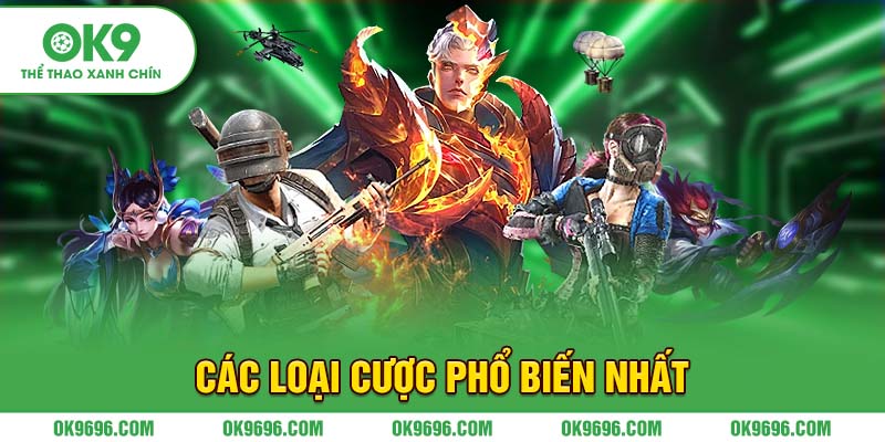 Các loại cược phổ biến nhất